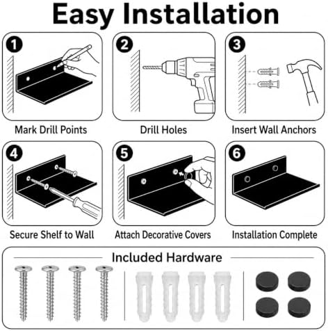 Z metnal Small Floating Shelves - Image 5