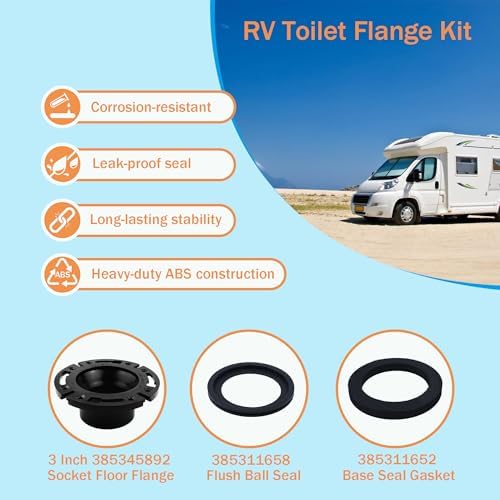 MAQIMA 385345892 RV Toilet Flange Repair Combo Kit - Image 3