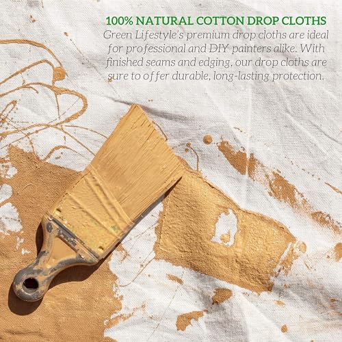 GREEN LIFESTYLE All Purpose Canvas Drop Cloths - Image 6