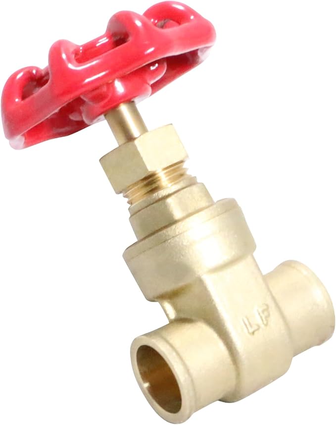 1 Pack XFITTING 1/2 inch Sweat Gate Valve - Image 3
