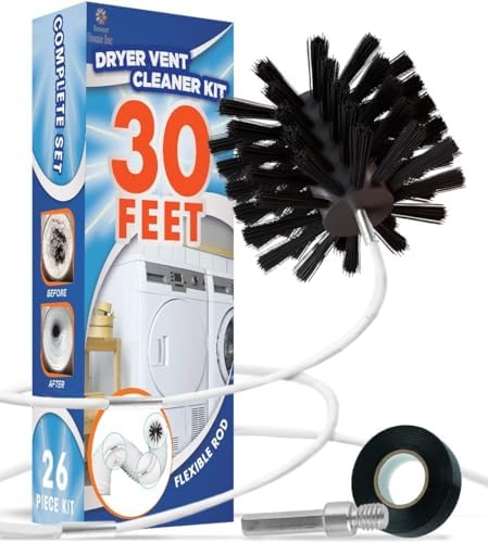 30-Feet Dryer Vent Cleaner Kit by SmartHouseInc