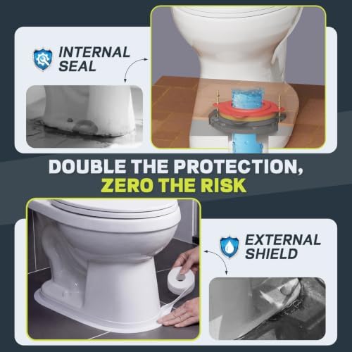 Toilet Flange Repair Kit & Elastic Wax Ring - Image 2