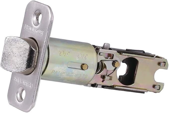 Design House Pro Series Passage Door Latch, Satin Nickel by DesignHouse