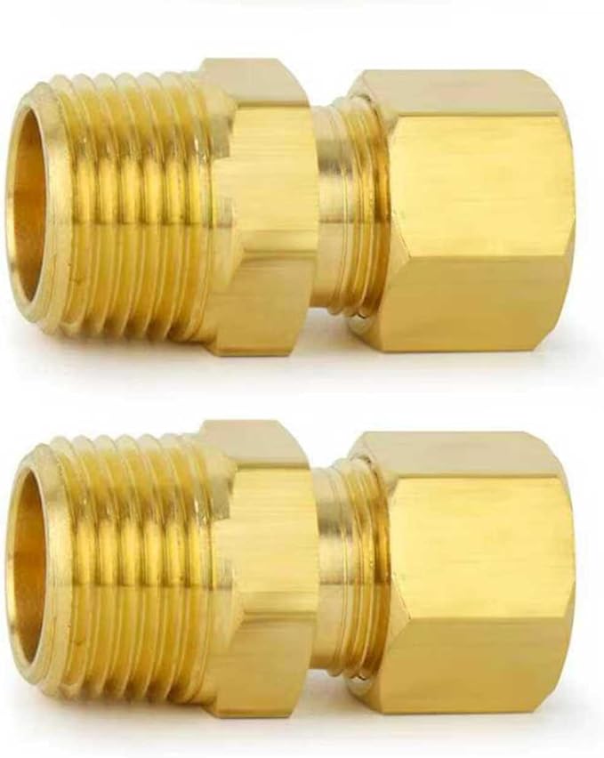 ChillWaves Brass Compression Tube Fitting, 1/2" OD x 3/4" NPT Male Compression by VisittheCHILLWAVES