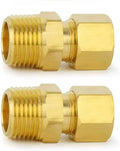 ChillWaves Brass Compression Tube Fitting, 1/2" OD x 3/4" NPT Male Compression by VisittheCHILLWAVES