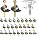 28 Pack Undermount Sink Clips, Countertops up to 1-1/2" Thick by Dreyoo