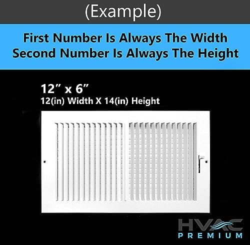 HVAC Premium 8'' X 8'' Aluminum Return Grille - Image 6