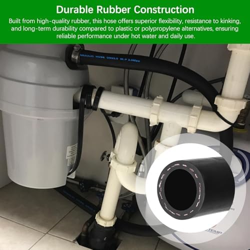 7/8 Inch ID Dishwasher Discharge Hose 10 FT - Image 5
