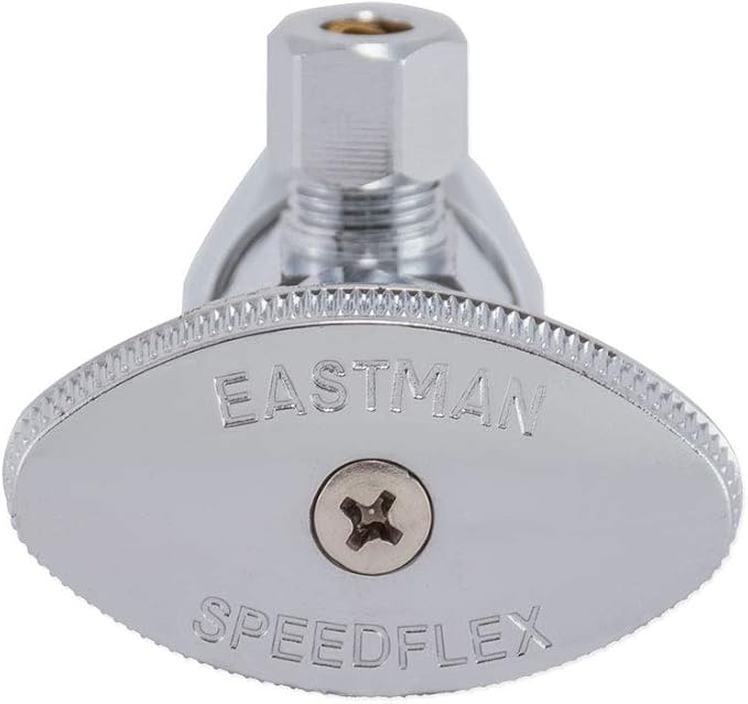 Eastman 5/8 Inch OD Compression x 1/4 Inch OD Compression Multi-Turn Angle Stop - Image 7