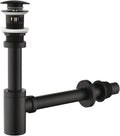 Bathroom Sink Stopper P-Trap Complete Set Adjustable Bottle Trap Solid Brass by GORDEE