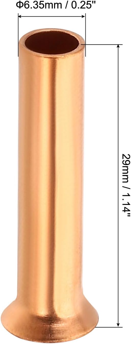 PATIKIL 1/4" OD Copper Flare Tube Fitting - Image 2