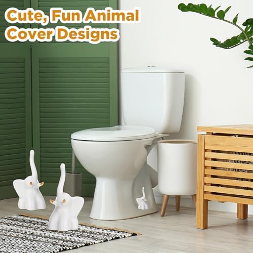 FillTouch Toilet Bolt Covers, Decorative Ceramic Caps - Image 6