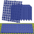 10 Pcs 15.7" x 15.7" Heavy Duty Ground Protection Mats, Interlocking Non-Slip by Nalwort