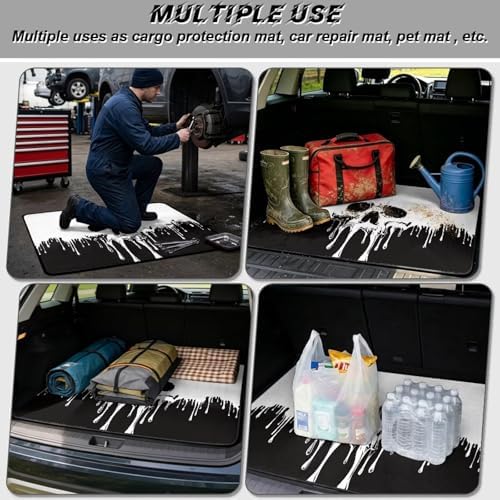 Ghost Print Trunk Mat for Car Snow Gear Trunk Mat Universal Waterproof Cargo - Image 3