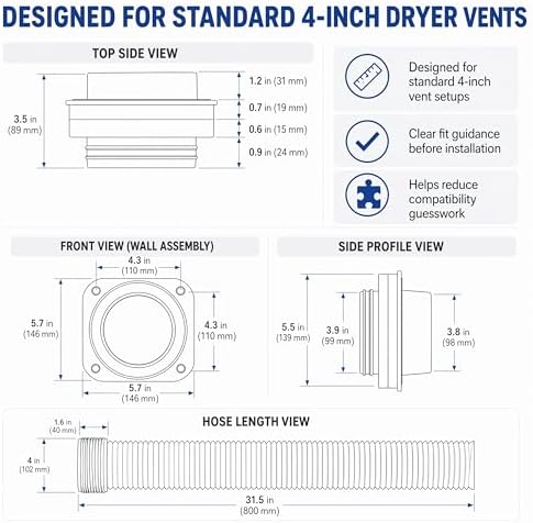 Magnetic Dryer Vent Connector Kit - Image 5