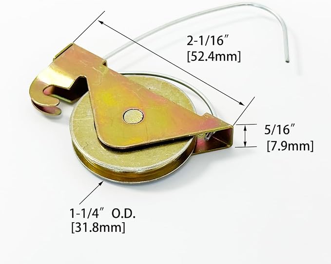 4pcs Sliding Screen Door Spring Tension Rollers Replacements - Image 3