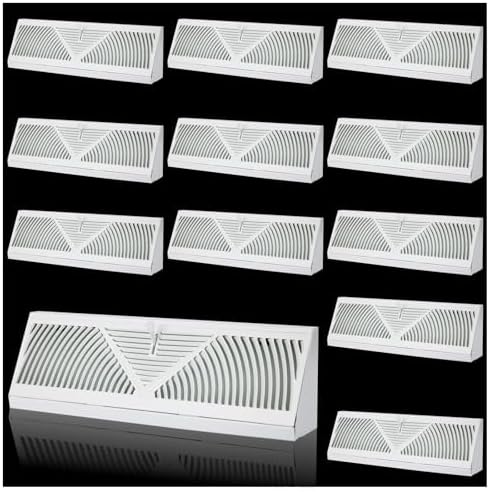 12PK 15 inch Baseboard Register Vent by EXCELFU
