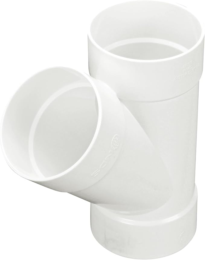 NDS 4P08 PVC S&D 45° Wye, for Hub X Hub X Hub Solvent-Weld Connections by NDS-WaterManagement