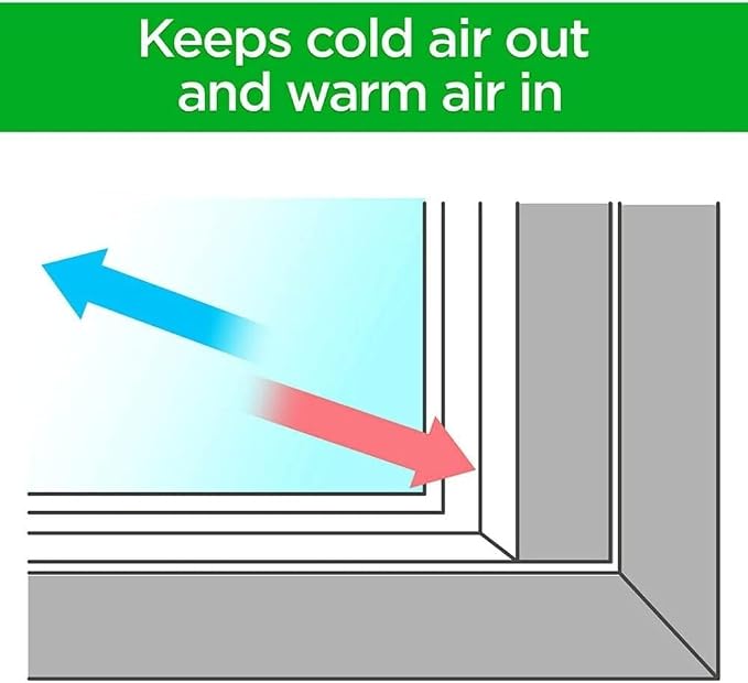 3M Outdoor Patio Door Clear Insulation Kit, Heat or Cold Window Insulation Kit - Image 3