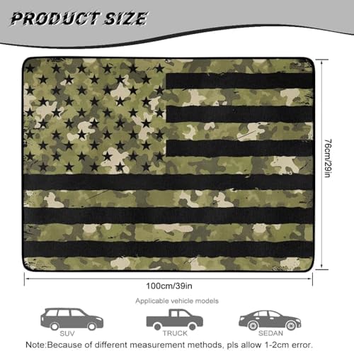 Camo Flag Beach Gear Trunk Mat 29"x39" - Image 7