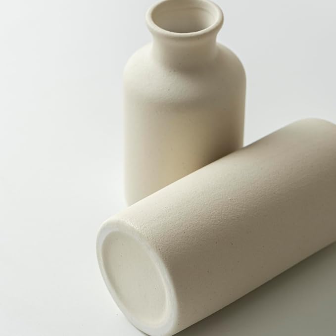 Modern Ceramic Vase Set of 3, Decorative Bottles - Image 6