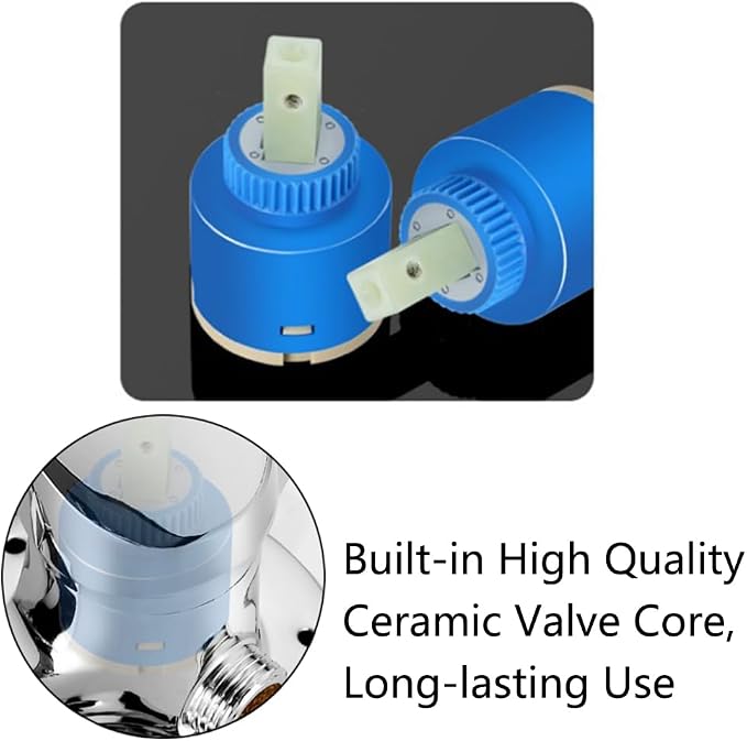 Male Thread Hot and Cold Water Mixer, Mixing Control Valve - Image 4