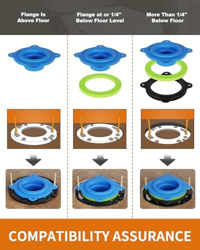 Elastic Wax Ring Toilet Flange Repair Kit - Image 3