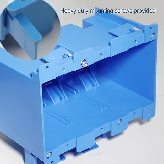 3 Gang Old Work Box, Plastic Junction - Image 6