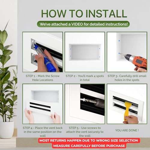 Modern Air Vent Cover 12x6 – Slim Design Aluminum Linear Slot Diffuser - Image 5