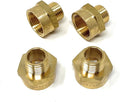 Cascada Lead-Free Brass Adapter, G Thread British BSPP Male to NPT Female |) by CascadaShowers
