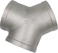 Stainless Steel 304 Tee NPT Female Y Shaped 3 Way Cast Pipe Fitting by Unknown