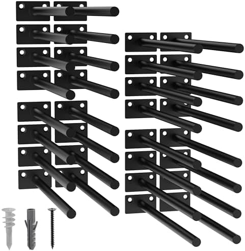 32-Pack 10 inch Floating Shelf Brackets, Hidden Shelf Bracket by FinestHomeDecor