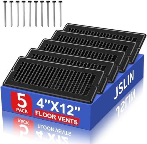 4x12 Floor Register Vent Covers by JSLIN