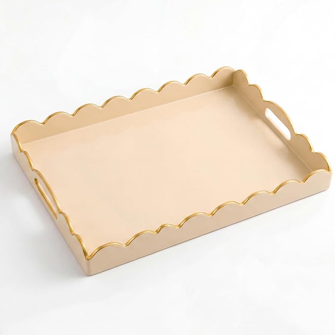 AGIOTA Coffee Table Trays for Living Room Serving Tray by ServingCustomersBornforQuality