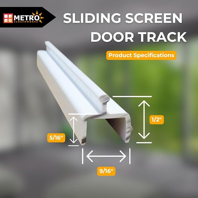 Metro Screenworks Sliding Door Bottom Track - Image 7