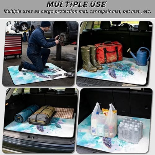 ELEQIN Sea Turtle Car Trunk Mat Cargo Liner - Image 3