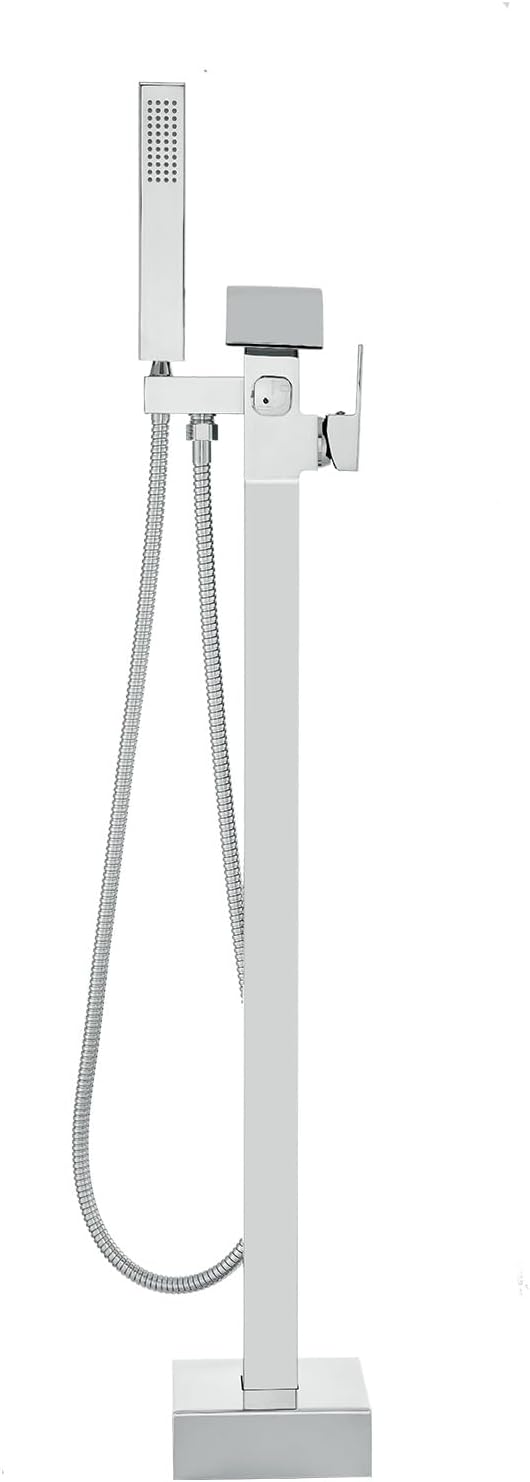 VEVOR Freestanding Bathtub Faucet, Floor Mount, Freestanding Tub Filler - Image 9