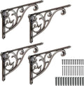 Khtumeware Ornate Decorative Shelf Brackets, 5x3.5 inch Small wall Mounted by khtumeware