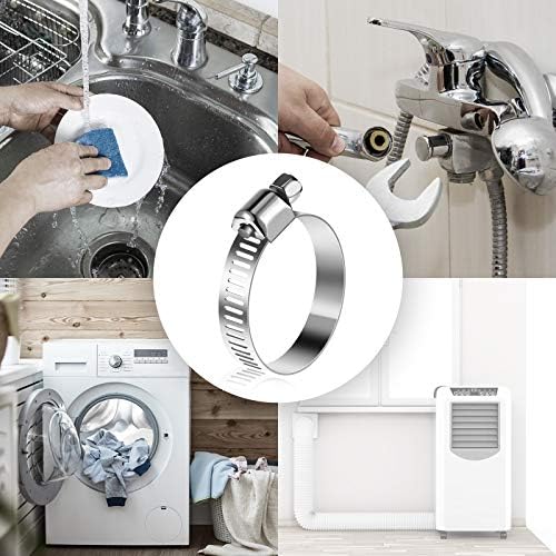 2 Pieces Washing Machine Drain Hose Connectors, Fit - Image 3