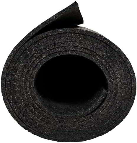 MSI Rubber Utility Mat 36in. x 60in. Black Non-Slip Floor Mat Tile - Image 6