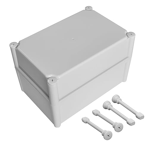 IP67 Waterproof Junction Box ABS Plastic Project Box Dustproof Electrical Box by LeMotech