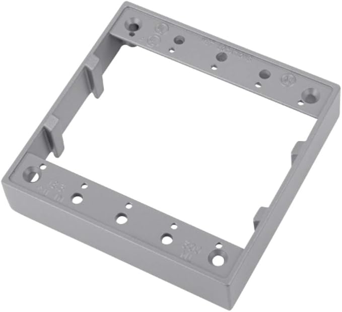 Red Dot 2IHE Device Outlet Box Extension Ring, 2 Gang, 4-5/8-Inch Width by by Thomas+%26+Betts
