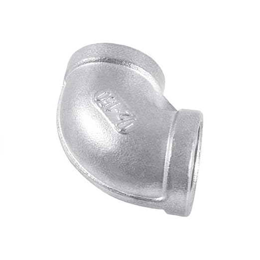 Stainless Steel 304 Cast Pipe Fitting, JoyTube 1/2" to 1/2" Female to Female - Image 2