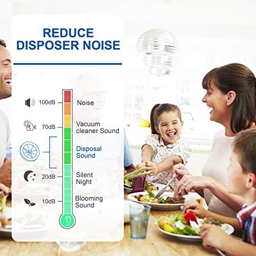 2 PCS Garbage Disposal Splash Guard Collar Sink Baffle, Food Waste Disposer - Image 6