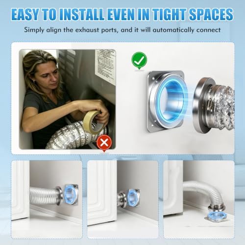 Magnetic Dryer Vent Connector Kit - Image 4