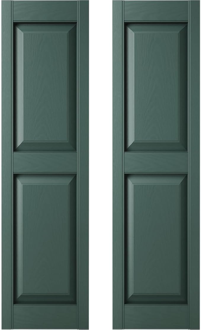 Ekena Millwork 12 in. W x 71 in. H Builders Edge, Standard Two Equal Panels by Builders+Edge