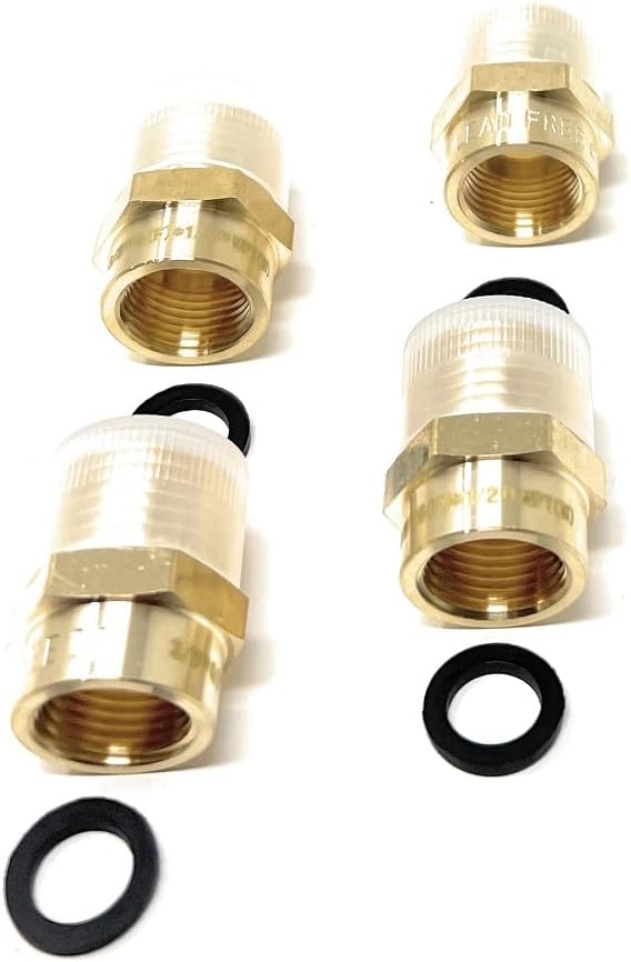G Thread Female to NPT Thread Male Pipe Fitting Adapter | Lead-Free) - Image 5