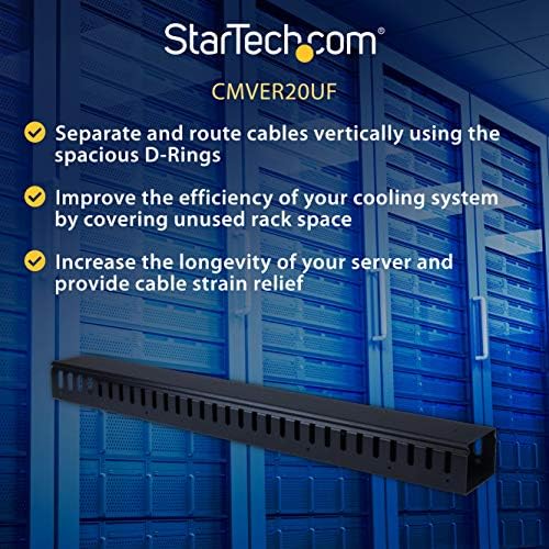 StarTech.com 3ft Vertical Cable Management Duct - Image 3