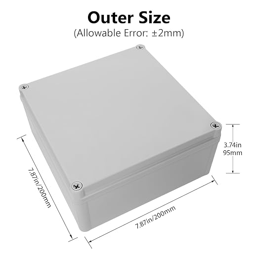 Junction Box IP67 Waterproof Dustproof ABS Plastic Project Box - Image 2