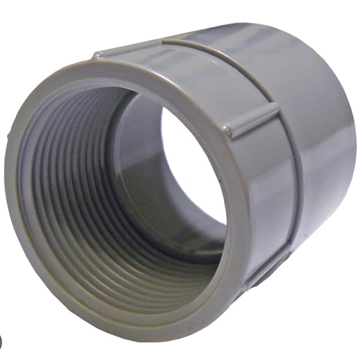 Electrical PVC Conduit Female Adaptor, Schedule 40, UL Listed, PVC Coupling One by Unknown